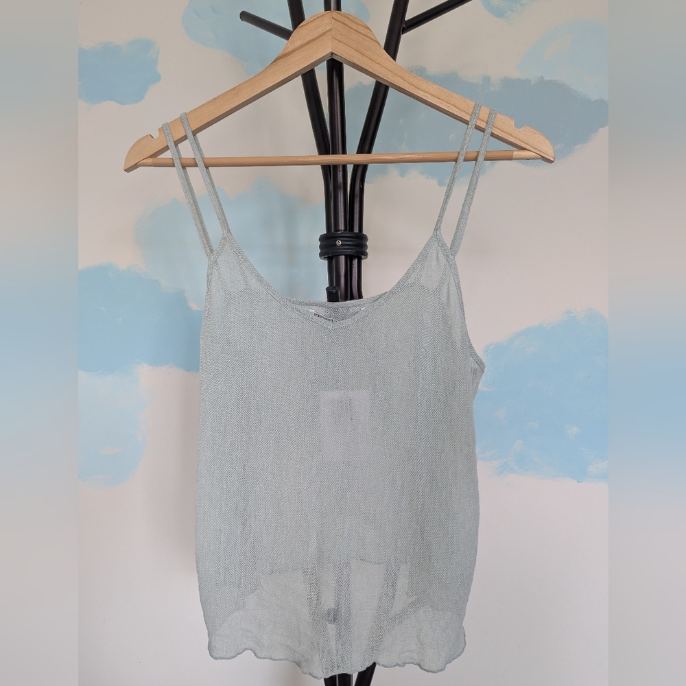 NWT Project Social T mesh sheer tank top - Size M